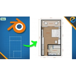 Design floor plans quickly and easily with Blender
